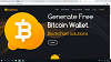 Generate Free Bitcoin Wallet Logo